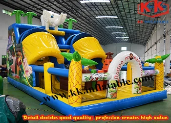 

Coconut tree inflatable bouncer,kids amusement park inflatable slide