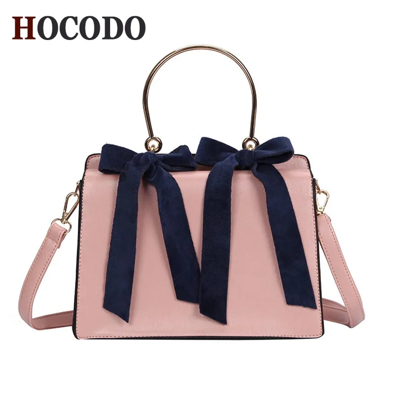 

HOCODO Quality PU Leather Women Messenger Bags Luxury Handbags Brand Women Bags 2018 Fashion Bow Crossbody Shoulder Bags Bolsa