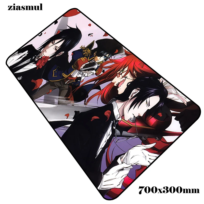 Size 700x300x2mm Черный Дворецкий padmouse 700x300x2 мм игровой коврик для мыши силиконовый геймер компьютерный стол индивидуальный коврик notbook mousemate pc - Цвет: Size 700x300x2mm