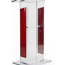 Оптом акриловый лектерн с панелями, включает в себя съемная полка, на подиумной поверхности легко собрать оборудование