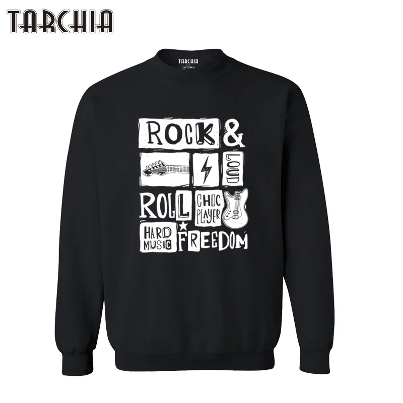 Толстовка TARCHIA Мужская в европейском стиле пуловер с капюшоном Свитшот рок-ролл