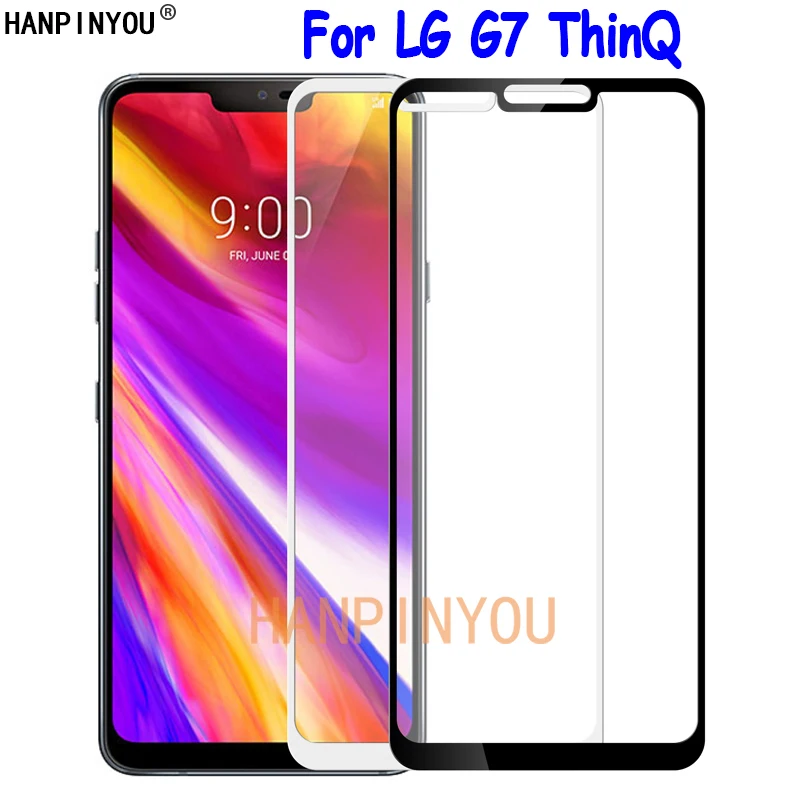 Для LG G7 ThinQ 6 1 &quotПолное покрытие переднее жесткое закаленное стекло Защита экрана