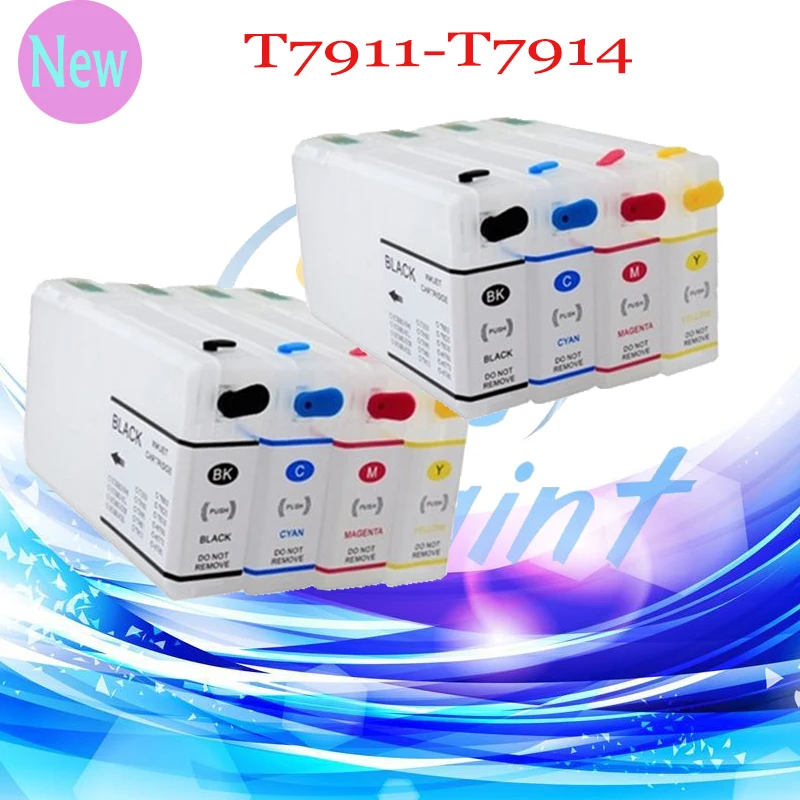 Цена для epsonT7911 T7911 заправка картриджа epson совместимый WorkForce Pro WF 5620DWF 5690DWF|ink