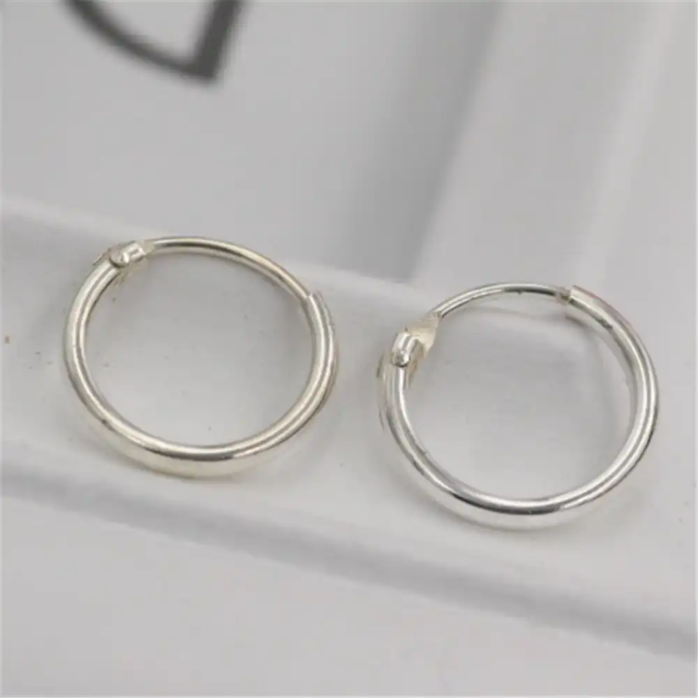 2017 Бесплатная доставка ювелирные изделия действительно 925 стерлинговые серебряные серьги восстановление древних способов заключены легкие серебряные серьги для тела