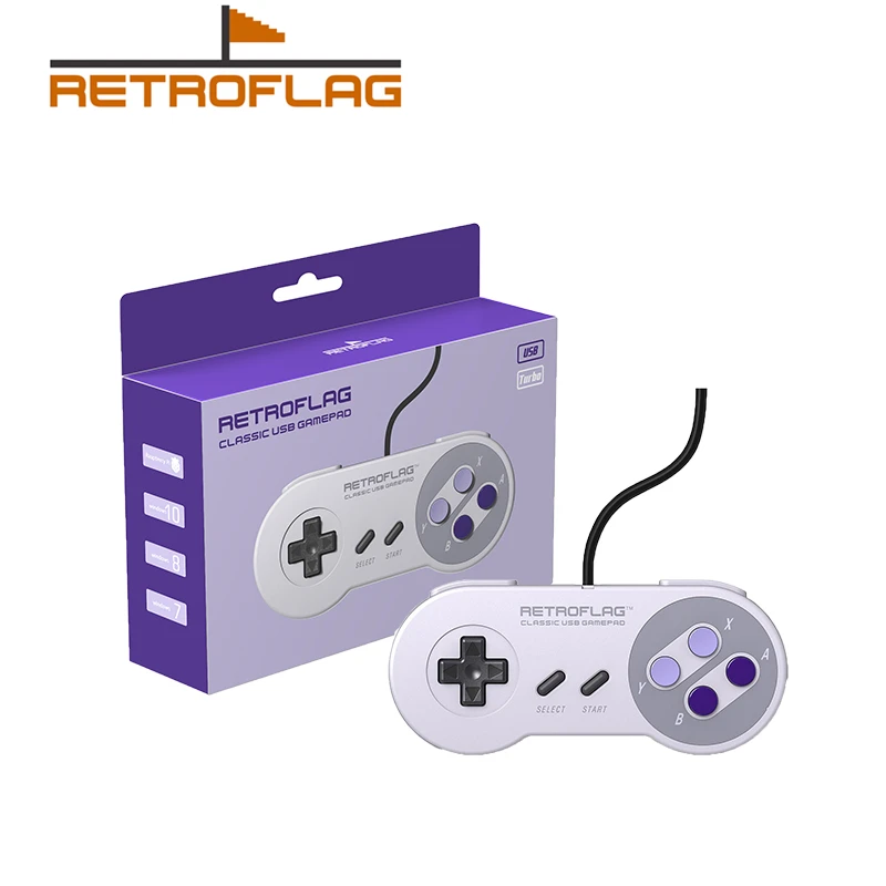 

Retroflag SUPERPi Wired USB Gamepad Game Controller for SUPERPi CASE-U / CASE-J / NESPi Case / Raspberry Pi