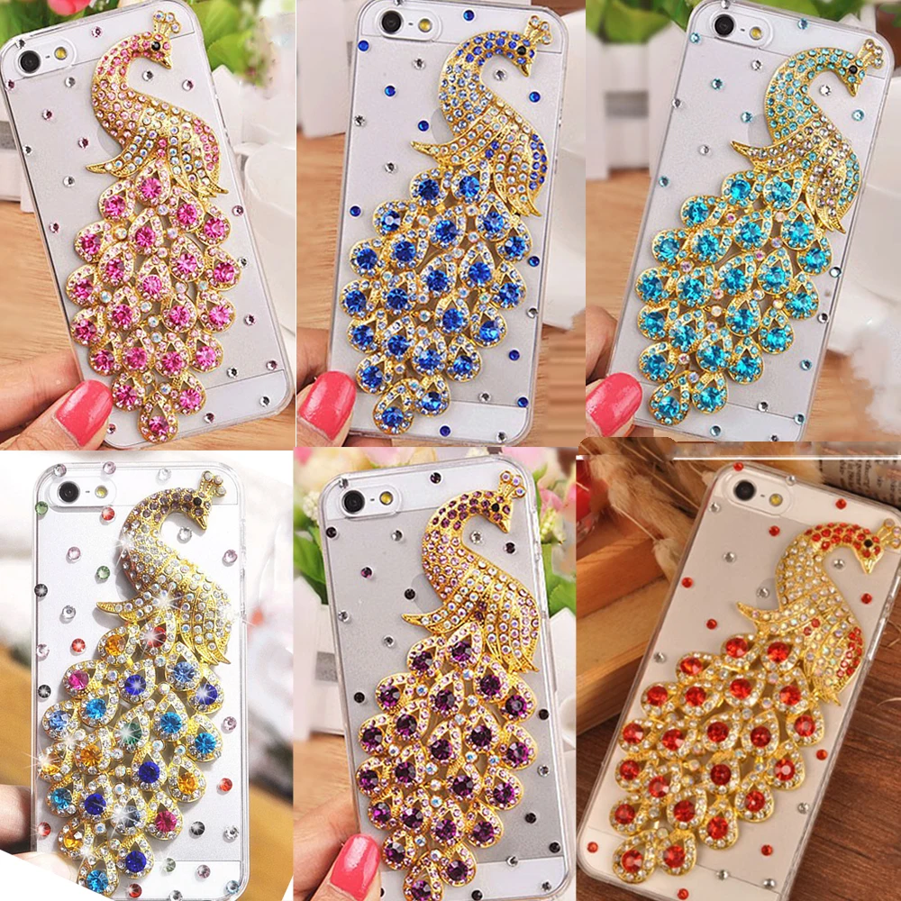 Bling Rhinestone Case Cover,Handmade 3D Cute Glitter