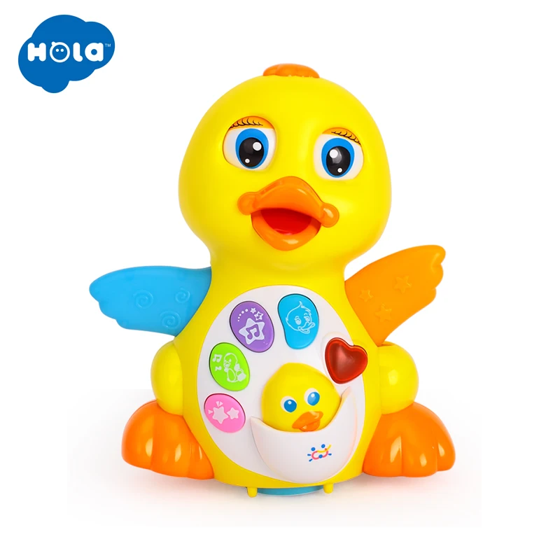 Baby Toys EQ Flapping Yellow Duck & Electric Hip Pop Dance Read & Tell Story & Interactive Swing Goose Toys for 18M+