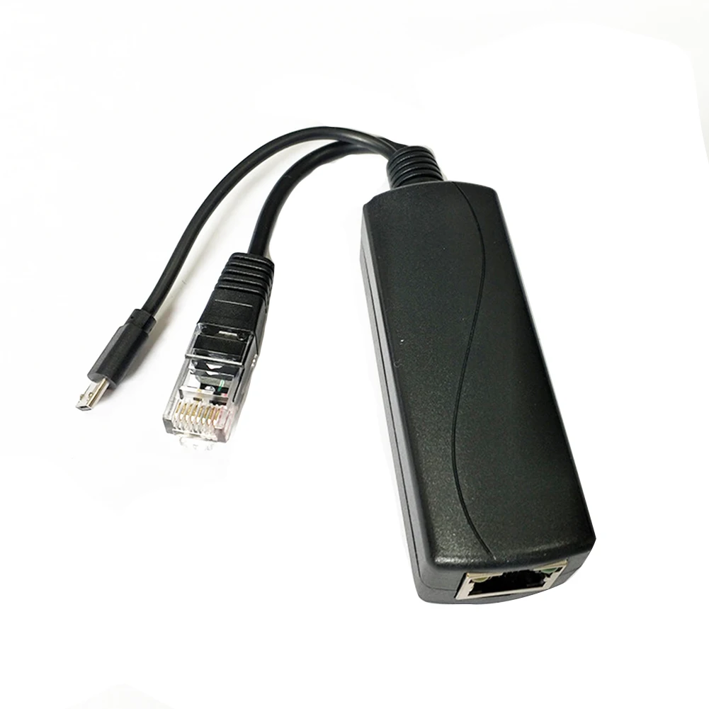 

Durable Anti-interference Power Over Ethernet POE Splitter Cables Network Active Micro USB Plug Isolated Module IP Camera