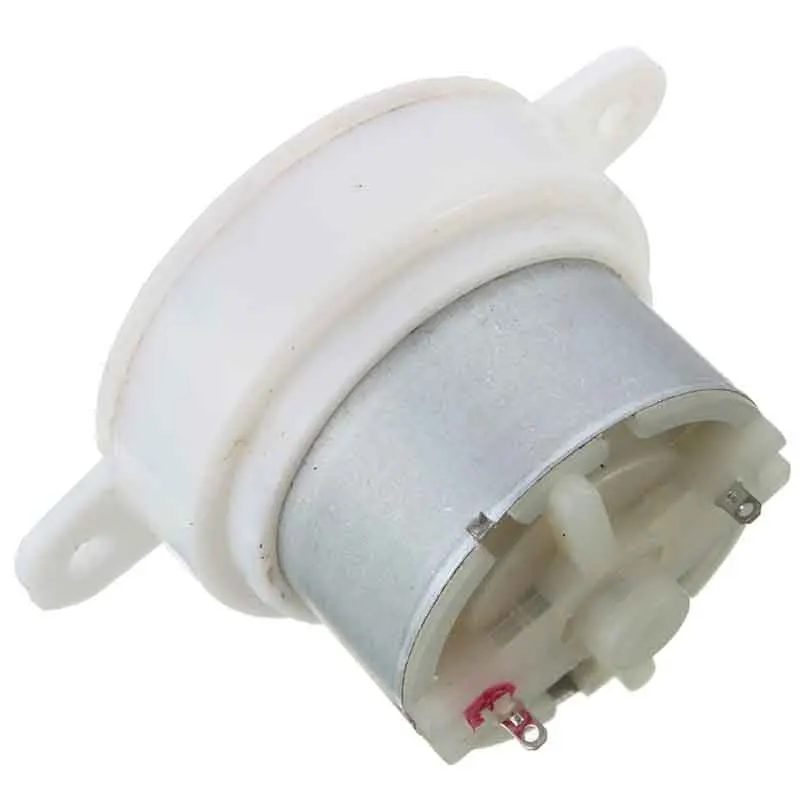 DC 12V High Torque Gear Motor Cylinder Electric Micro Motor Gearbox Slow Down Mute 3 RPM