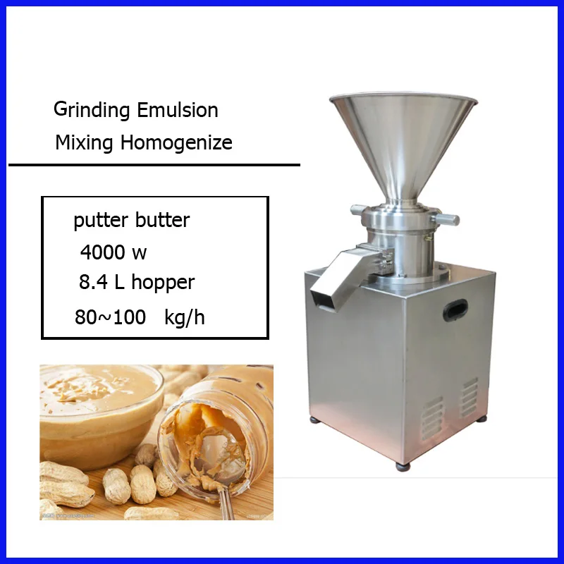 8.4L peanut butter maker machine 80100 kg/h sauce making machine
