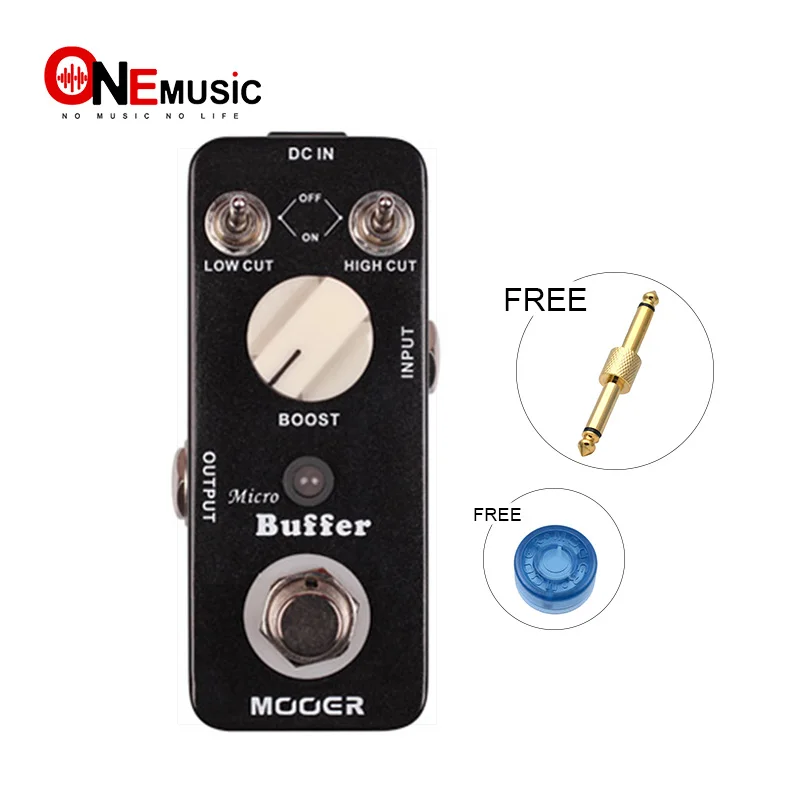 

Mooer Micro Buffer pedal Accurate copy of input signal frequency and removal of unconventional signal frequency /Free connector
