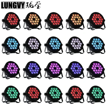 

Free Shipping 20pcs/lot LED Par Lights 18*10W RGBW PAR LED DMX Stage Lighting Effect Projector DMX512 Led Par Dj Disco KTV Party