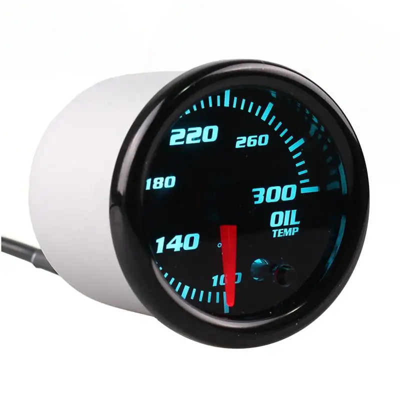 Oil temperature Gauge Car Auto 12V 52mm 7 Color Universal Boost Water temp Oil pressure Voltmeter Air fuel ratio Tachometer RPM - Цвет: oil temp gauge