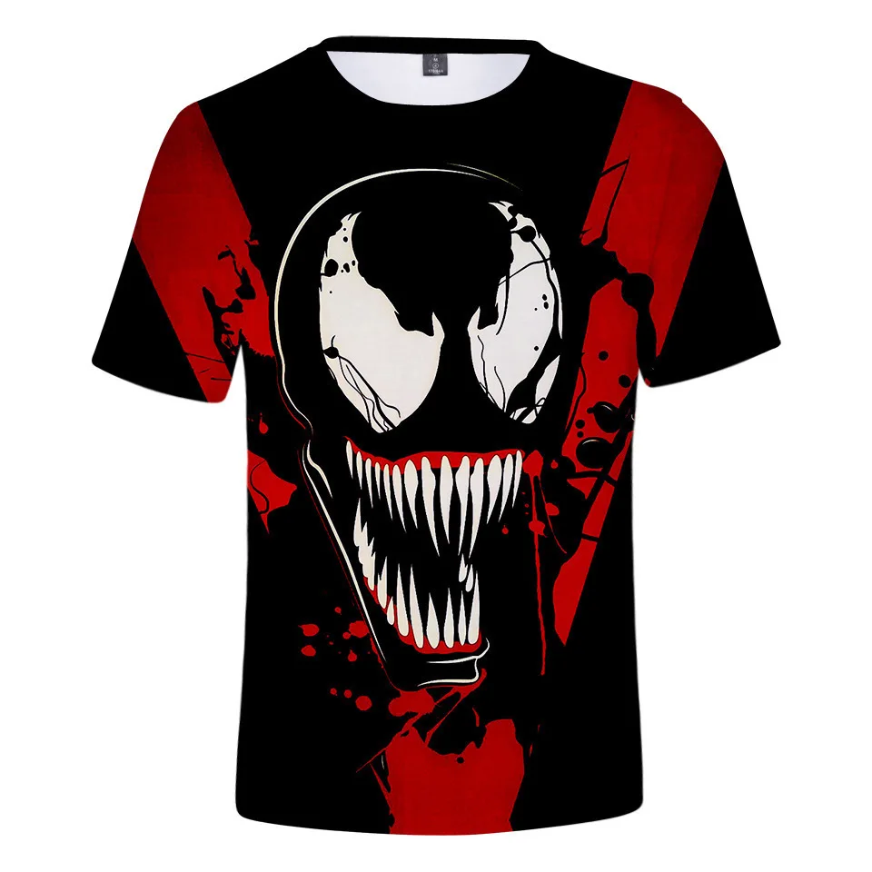 Marvel Comics Venom друзья Kpop футболка для женщин мужчин Америка фильм Harajuku уличная плюс