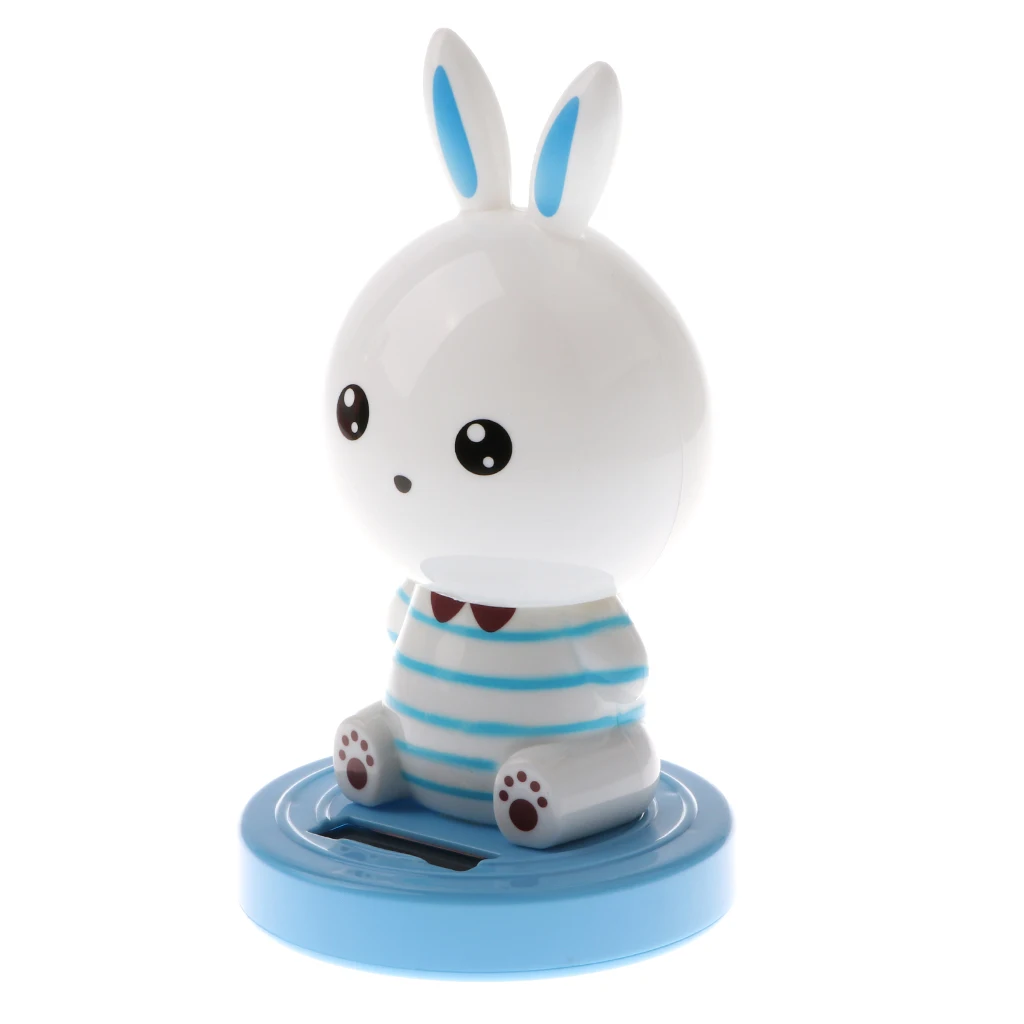 Kids Solar Powered Waving Hands Fortune Cat Kitten Animal Swinging Toy Car Home Ornament Decor Kids Xmas Gifts Gag Prank Toys