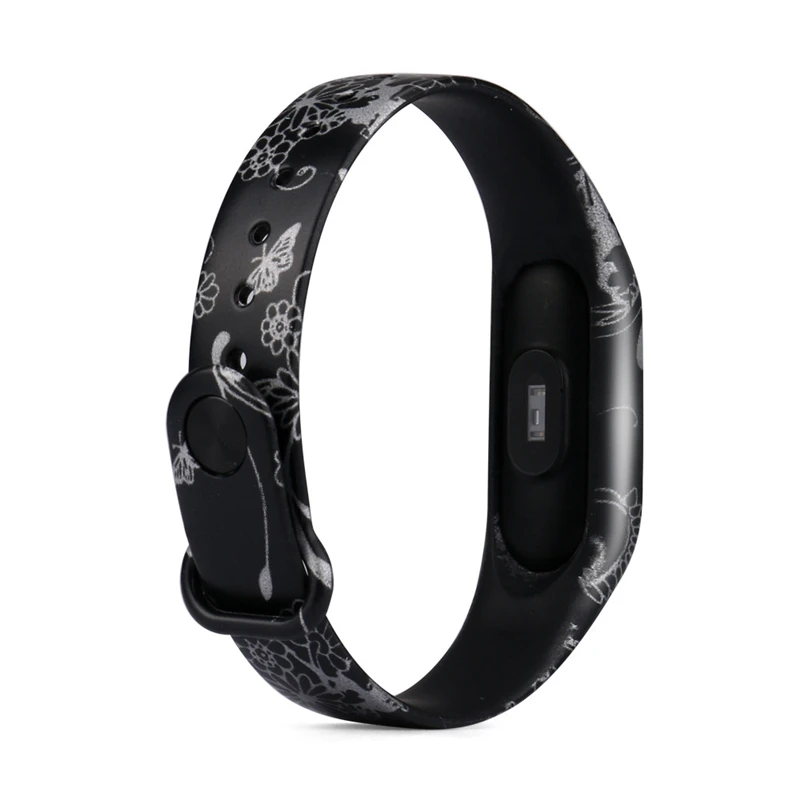 Ouhaobin 1pc Replacement Silica Gel Wristband Band Strap fitness braceletFor Xiaomi Mi Band 2 Bracelet drop ship Feb 24 c3      04