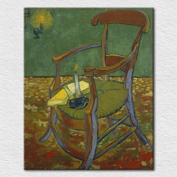 Modern Decor Art Canvas Prints Classical Impression Art Painting Of Famous Art Picture Van Gogh S Stood A Candle Chair Art Painting Canvas Printsmodern Decor Aliexpress
