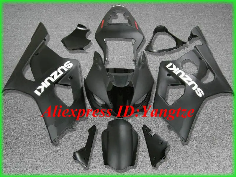 

Motorcycle 2014 Fairing kit for SUZUKI GSXR1000 03 04 GSXR 1000 GSX-R1000 K3 2003 2004 matte black Fairings set SA63