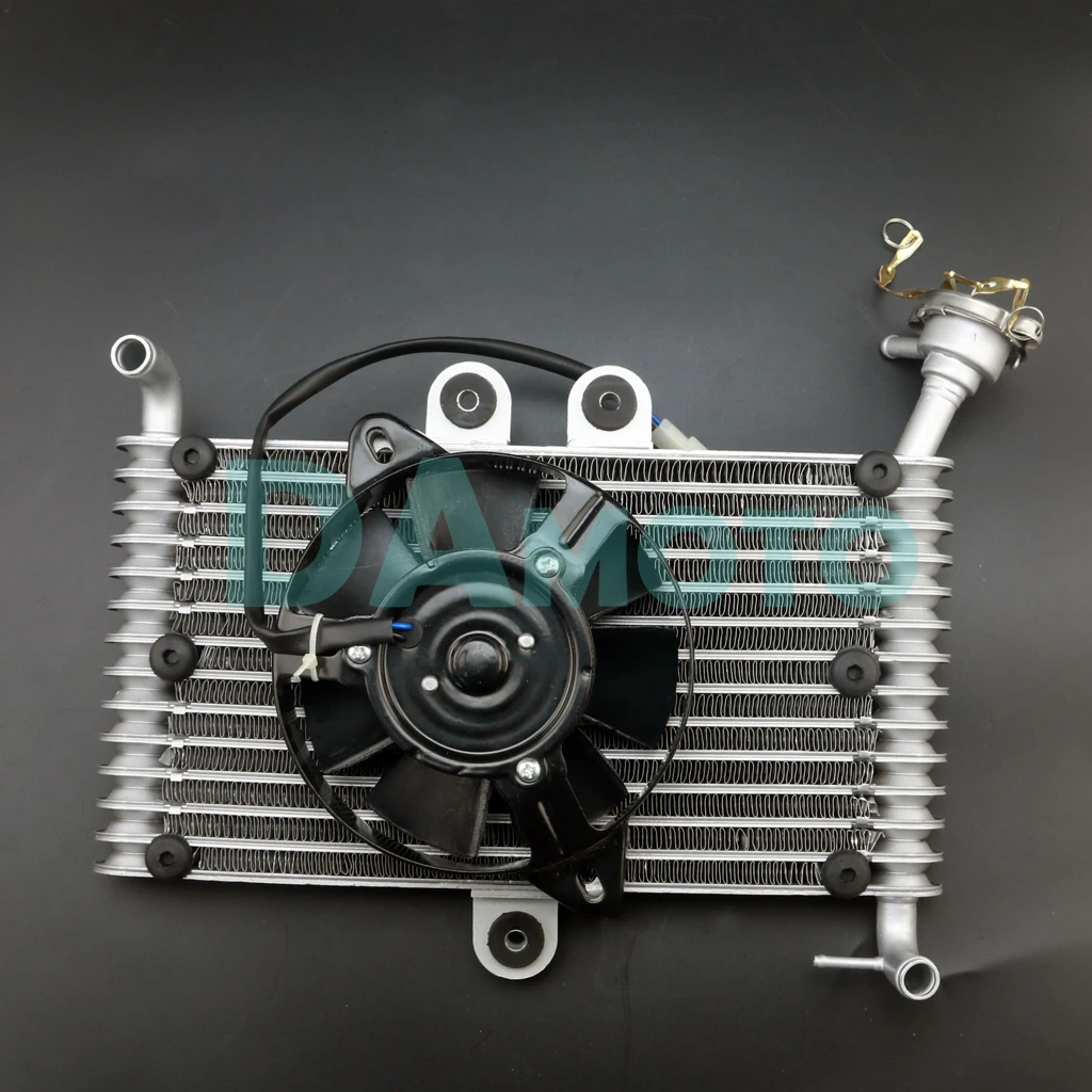 Мотоцикл 150cc 200cc бак с водяным охлаждением радиатор вентилятор Алюминиевый сплав