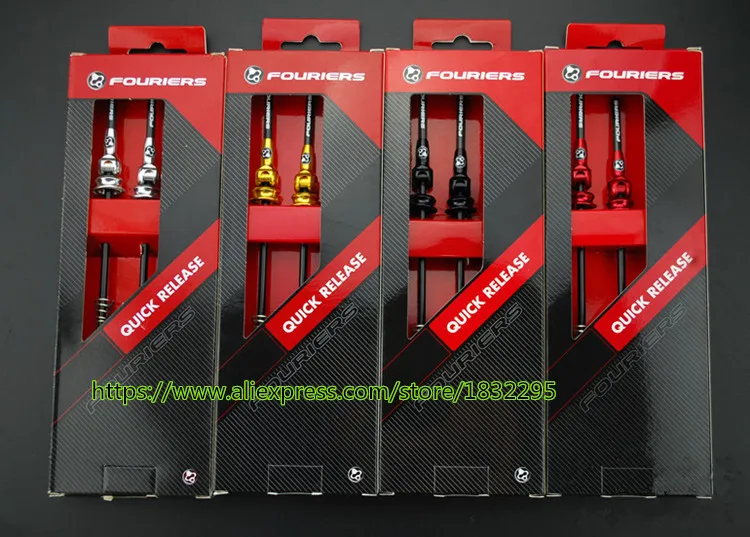 

1Pair Ultralight Anti Theft Skewers Road Bike MTB Wheels Locking Security Bicycle QuickRelease QR , Titanium alloy 4Colors