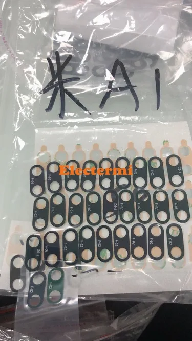 

Free Shipping 50PCS MI 5X For Xiaomi Mi A1 5X REDMI 6A REDMI 7 Note 7 Note7 Rear Back Camera Glass Lens Cover with Adhesive