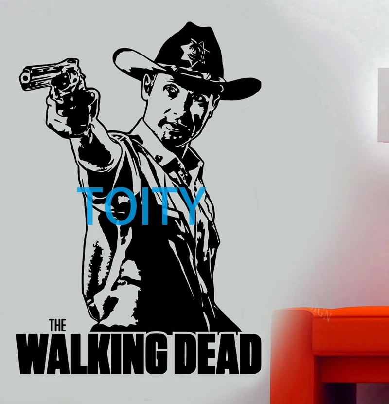 Andrew Lincoln Rick Grimes Wall Decal The Walking Dead Vinyl Sticker