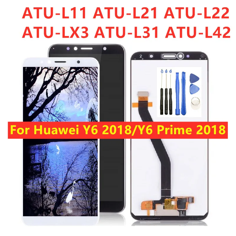 Супер качество ЖК-дисплей для huawei Y6 Prime Y6 АТО L11 L21 L22 LX1 LX3 L31 L42 ЖК-дисплей Дисплей кодирующий преобразователь сенсорного экрана в сборе