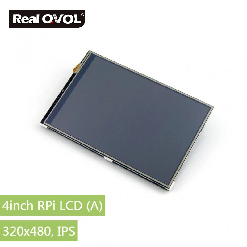 

RealQvol 4inch RPi LCD (A) Touch Screen TFT LCD Supports any revision of Raspberry Pi 320x480 resolution