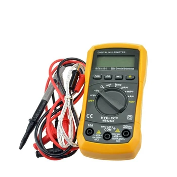 

MS8233E digital display backlight anti-burning multimeter digital universal meter small pocket high precision electric meter