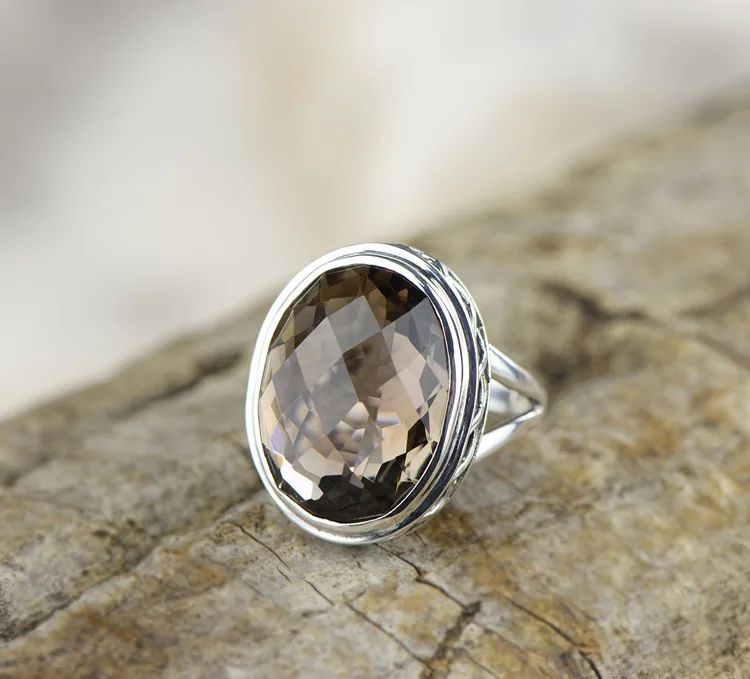 8Ninegift Retro 100% 925 Sterling Silver Rings for Women Round Natural Precious Stones Vintage Thai Silver Ring Jewelry Gifts 8Ninegift Retro 100% 925 Sterling Silver Rings for Women Round Natural Precious Stones Vintage Thai Silver Ring Jewelry Gifts