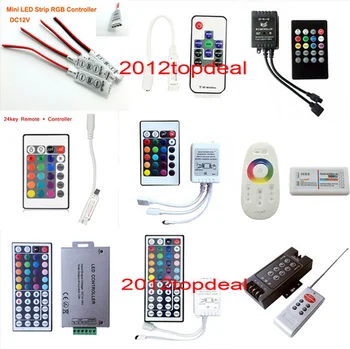 

LED Strip Light Mini 3/24/44 Key IR Remote Wireless Controller Wifi LED RGB Controler DC12V MIni Wif 3 key For 3528 5050 RGB