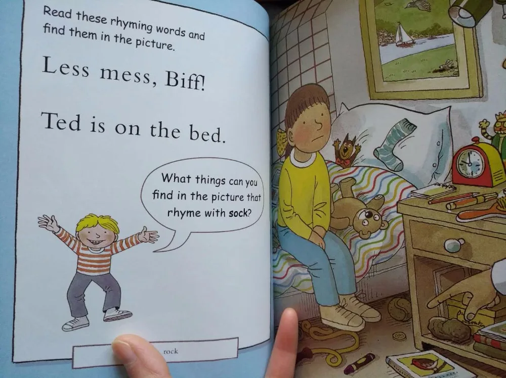 Livro de Imagens Oxford Leitura Árvore Conjunto 33 Livros 1-3 Nível Biff Chip & Kipper Mão Inglês Phonics História Crianças Educação 1 24 Home & Garden