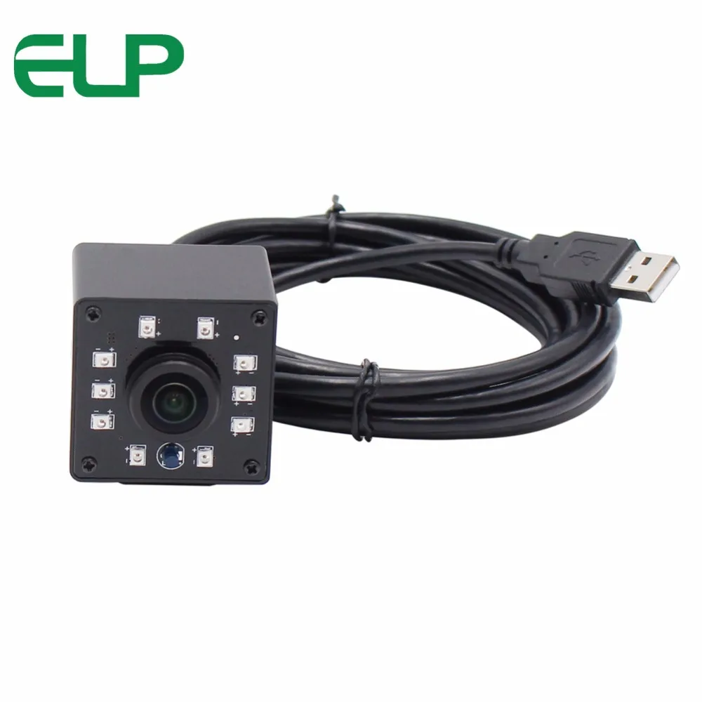 

ELP Wide Angle Mini USB camera 1.3MP 960P CMOS AR0130 IR Cut IR Led Day Night Vision CCTV Industrial board usb camera module