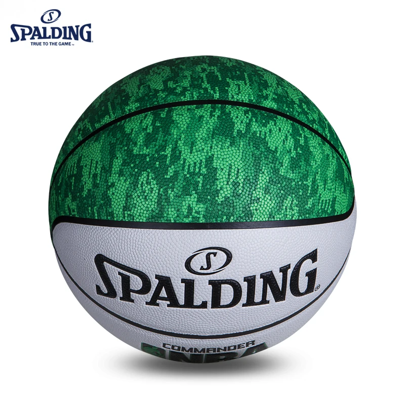

Original SPALDING Commander Camouflage Indoor and Outdoor General Basketball PU 7 (Ball for Standard Men's Competition) 74-936Y