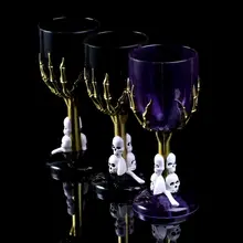 1 шт 2 типа Хэллоуин цвет случайный Творческий Хэллоуин Череп Коготь Кубок вина для вечерние бар маскарадный костюм