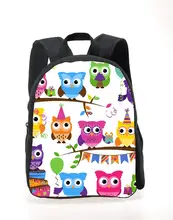 Cute 12inch 3d animal children school bag small girls owl schoolbag baby kindergarten bag kids bookbag mochila infantil