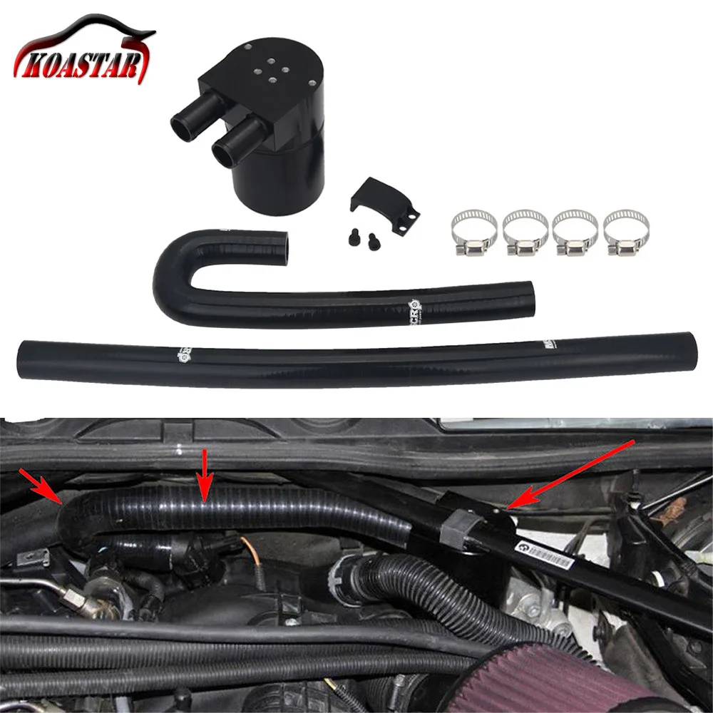 

NEW High Performance Aluminum Alloy Reservior Baffled Oil Catch Can Tank Black For BMW N54 335i 135i E90 E92 E82 2006-2010
