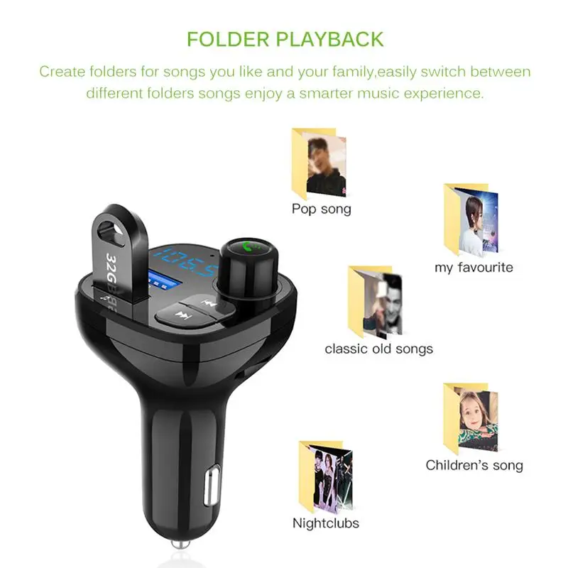 car bluetooth fm transmitter