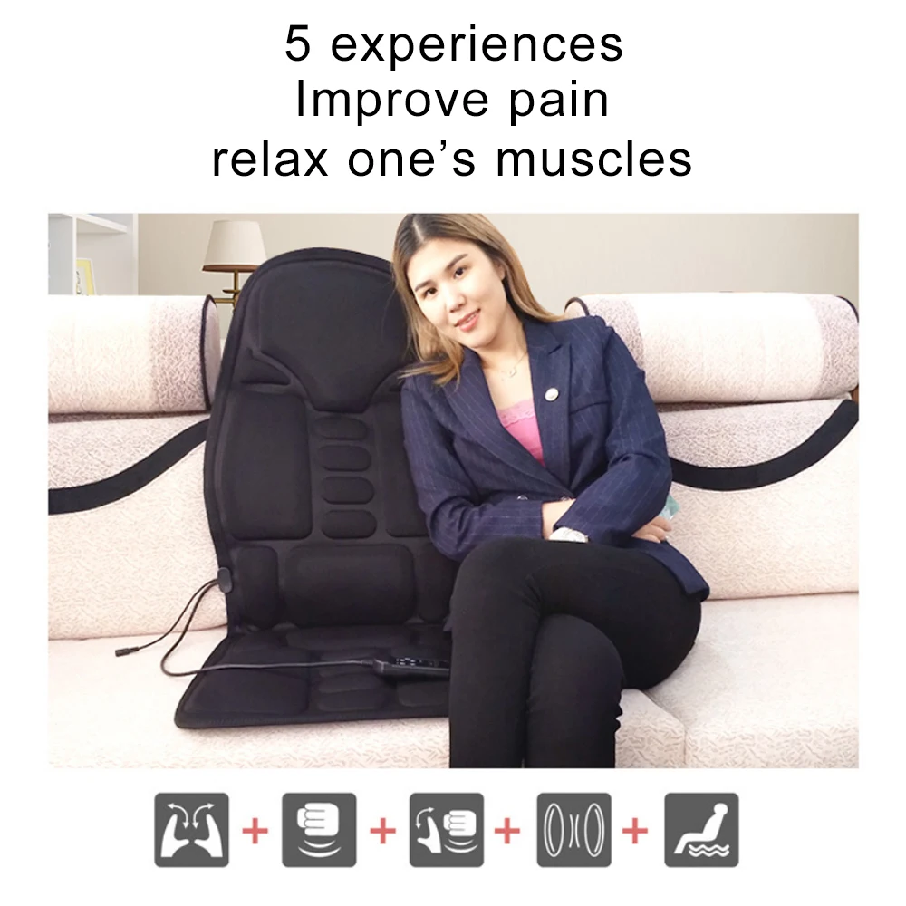 Электрическое Массажное кресло для снятия боли массажная накидка электрический подушка для дома кресло массажное
