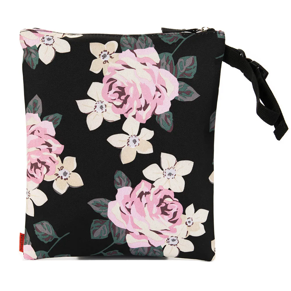 Модная детская сумка для подгузников, рюкзак с цветочным узором, водонепроницаемая многофункциональная дорожная сумка для подгузников, сумка для пеленания - Цвет: Kit 3