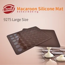 BAKEST Макарон Силикона выпечки Коврики Торт Кондитерские силиконовый коврик