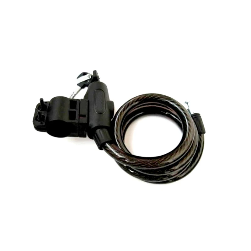 2pcs Bike Key Lock Chain Padlock Bicycle Motorcycles Wire Security Cable Locker.
