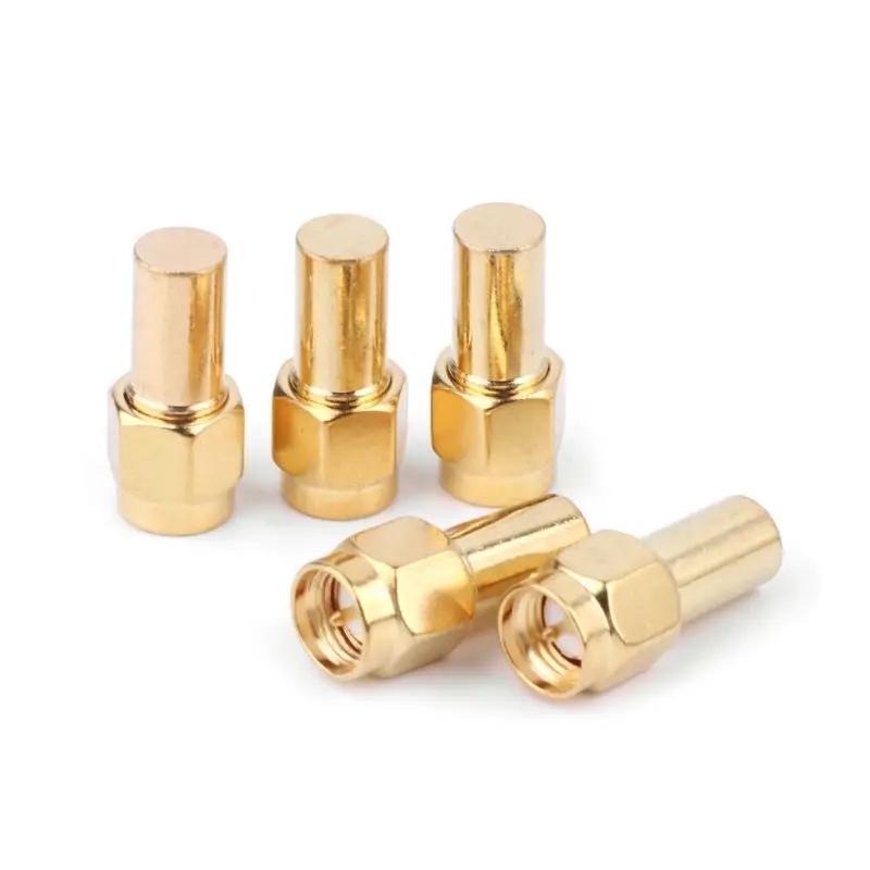 

5 pcs DC-3GHZ RF Coaxial Adapter SMA-male Plug Termination Dummy Loads Connector