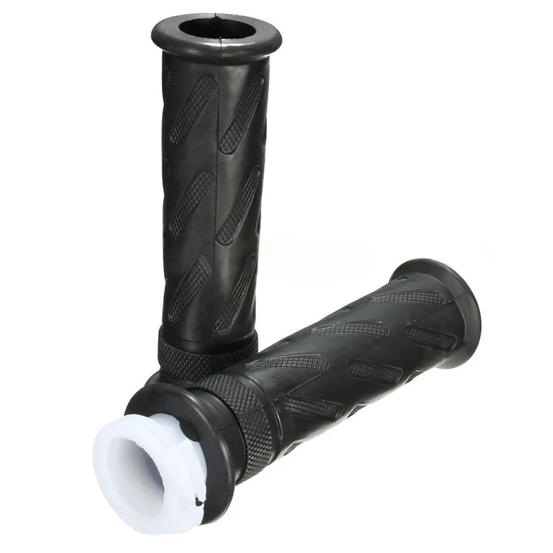 2pcs/set 7/8" 22mm Handlebar Hand Grips For Honda CBR 250R 929 954 RR Black