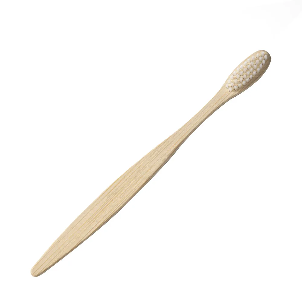 1 шт. экологическая зубная щетка с бамбуковым углем для здоровья полости рта, мягкая щетина, деревянная ручка, зубная щетка, отбеливающая Радужная зубная щетка - Цвет: white