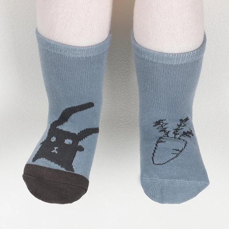 3 пары носков для малышей, хлопковые детские носки для мальчиков и девочек, От 0 до 6 лет - Цвет: 1