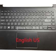 Подставка для ноутбука и клавиатура для samsung NP910S5J NP915S5J 910S5J английский США Корея КР Германия гр Франция FR Бельгия быть Сенсорная панель