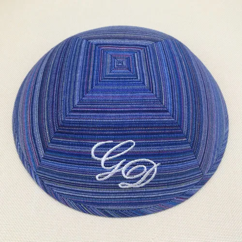 Вышивка и печать для 19 см сатина Kippot Kippa yarmulke Kipa еврейские шапки kippah kullies