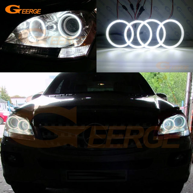 Us 4295 8 Offaliexpresscom Buy For Mercedes Benz M Class W164 Ml320 Ml350 Ml500 Ml63 Amg 2006 2007 Excellent Ultra Bright Smd Led Angel Eyes