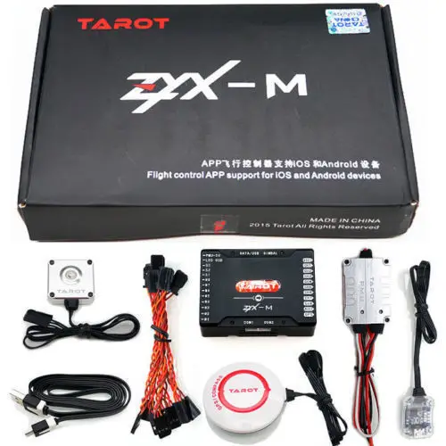 Tarot ZYX-M Flight Controller GPS Combo PMU Module For FPV Multicopter Drone ZYX25 Tarot ZYX-M Flight Controller GPS Combo PMU Module For FPV Multicopter Drone ZYX25